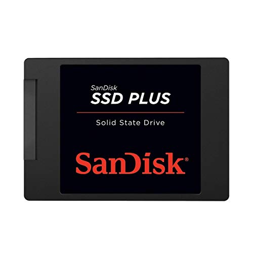SanDisk SSD Plus interne SSD Festplatte 240 GB (schnelleres Hoch,-Herunterfahren und Laden, Lesegeschwindigkeit 530 MB/s, Schreibgeschwindigkeit 440 MB/s, stoßfest) Festkörper-Laufwerk