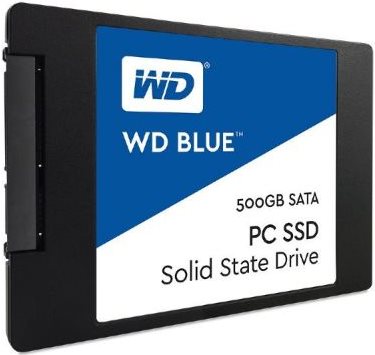 WD Blue PC SSD WDS500G1B0A - SSD - 500 GB - intern - 2.5 (6.4 cm) - SATA 6Gb/s