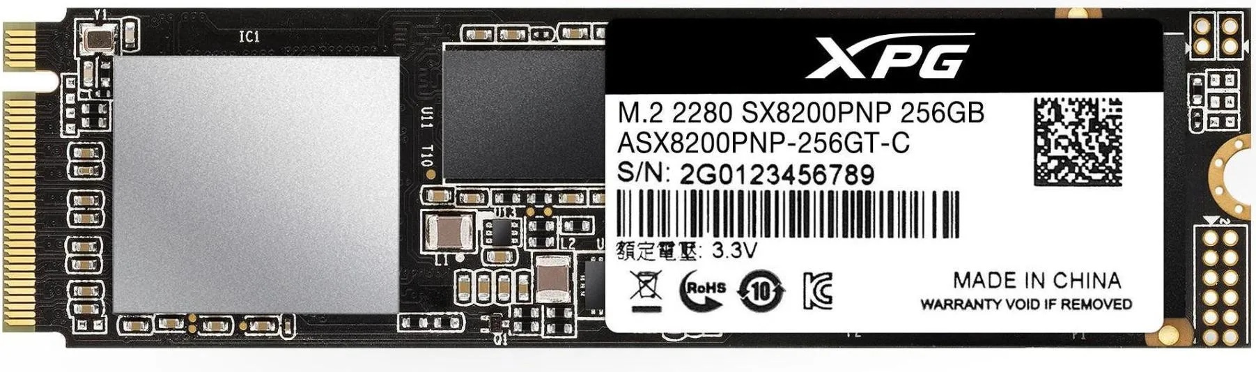XPG SX8200 Pro 256 GB, SSD