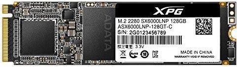 ADATA XPG SX6000 Lite M.2 NVMe Gen3x4 128GB